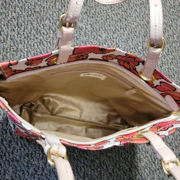 Sakroots Bag NWOT Contrast Floral Fabric Large Tote bag - Picture 4 of 16